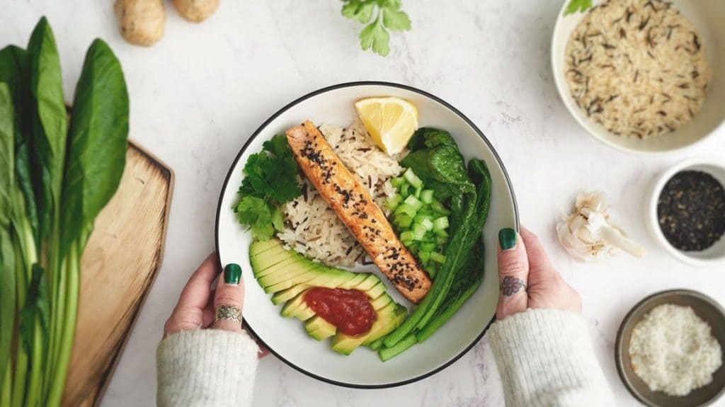 Kết hợp với chế độ ăn uống lành mạnh khi uống Tảo xoắn