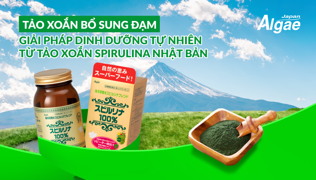 Tảo xoắn bổ sung đạm – Giải pháp dinh dưỡng tự nhiên 