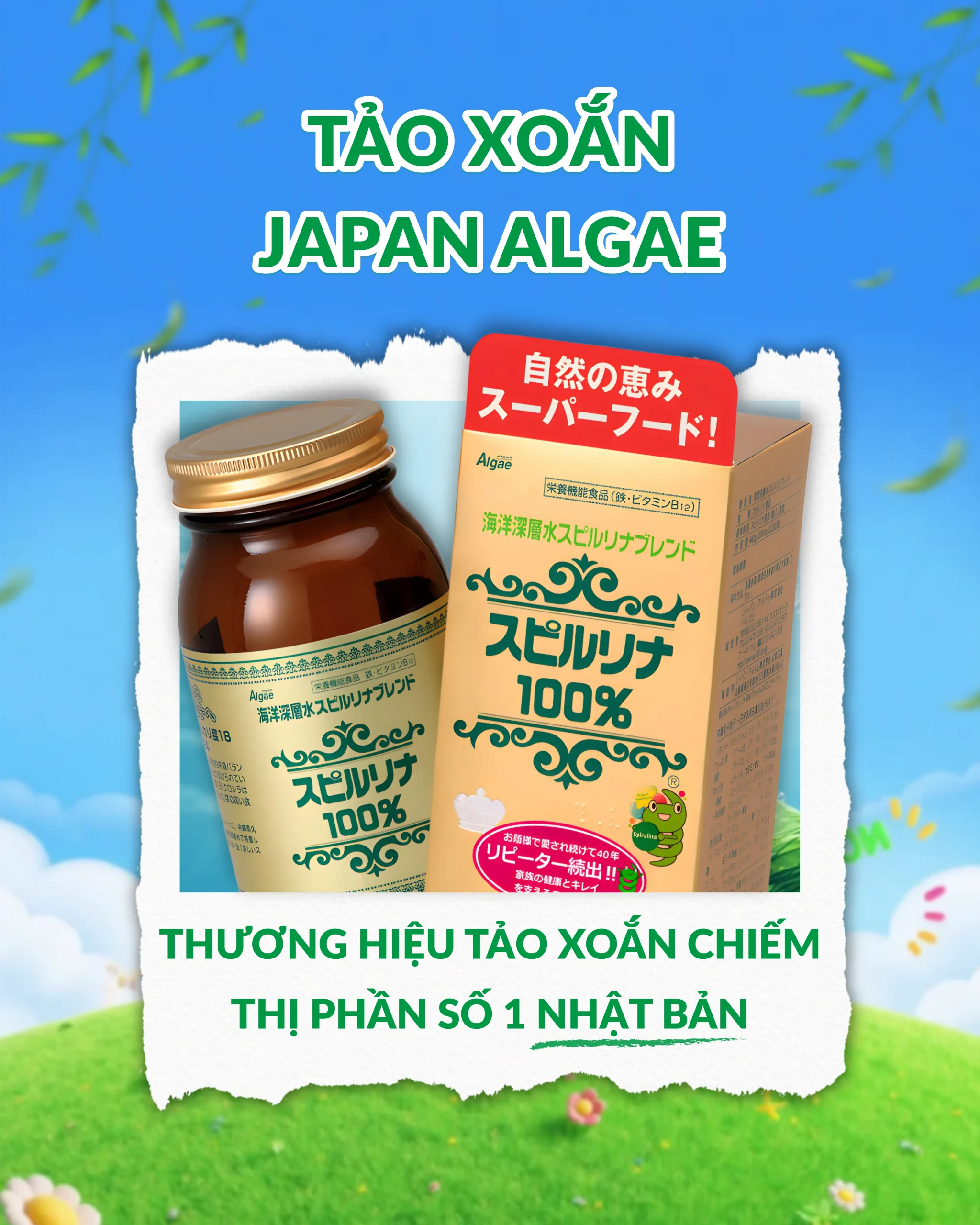 Tảo xoắn Japan Algae với hơn 500 đại lý toàn quốc, là cơ hội kinh doanh tốt cho người mới với mức vốn thấp