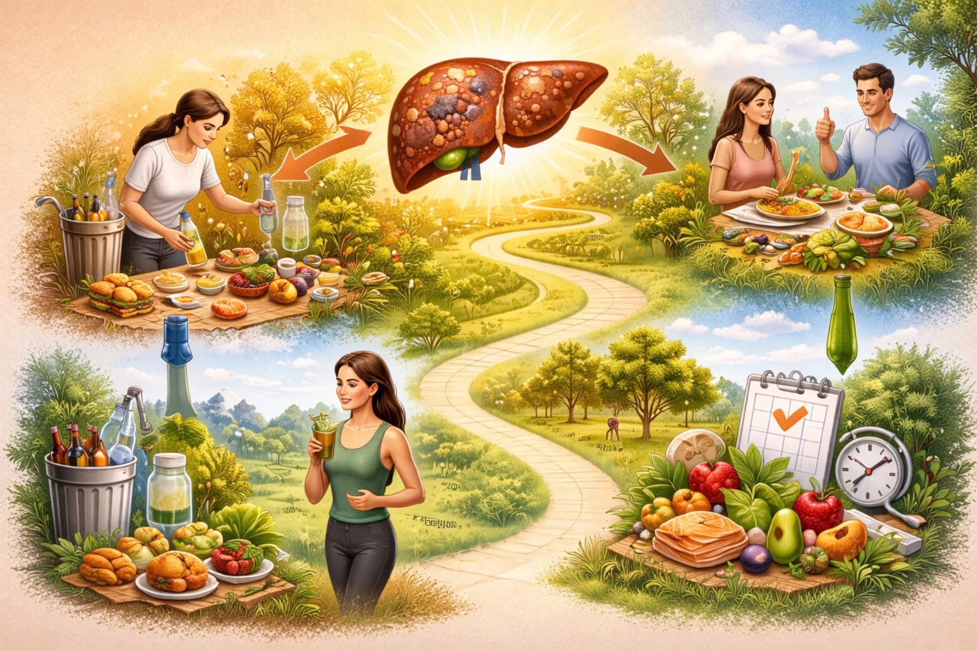 Việc xây dựng lộ trình khoa học qua từng giai đoạn giúp người đọc hiểu rõ làm thế nào để phục hồi chức năng gan một cách bền vững và kiểm soát hiệu quả nguy cơ tái phát