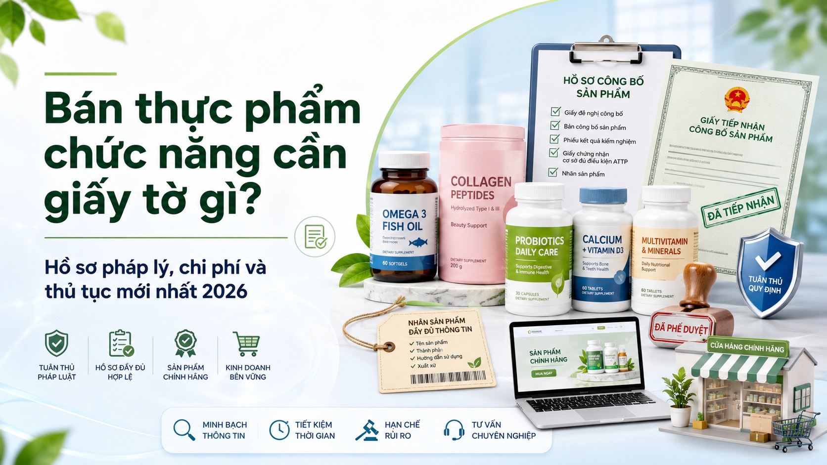 Bán thực phẩm chức năng cần giấy tờ gì
