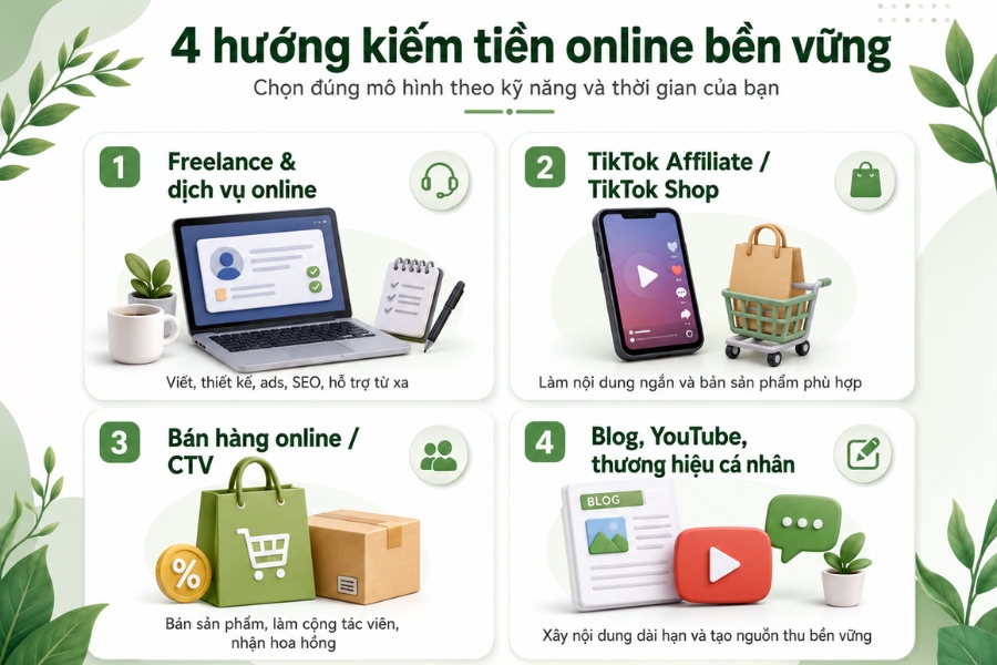 kiếm tiền online tại nhà