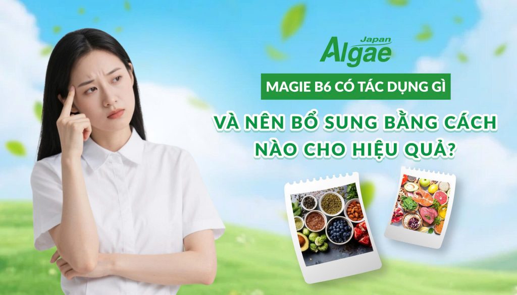 Magie B6 có tác dụng gì ? Nên bổ sung bằng cách nào cho hiệu quả?