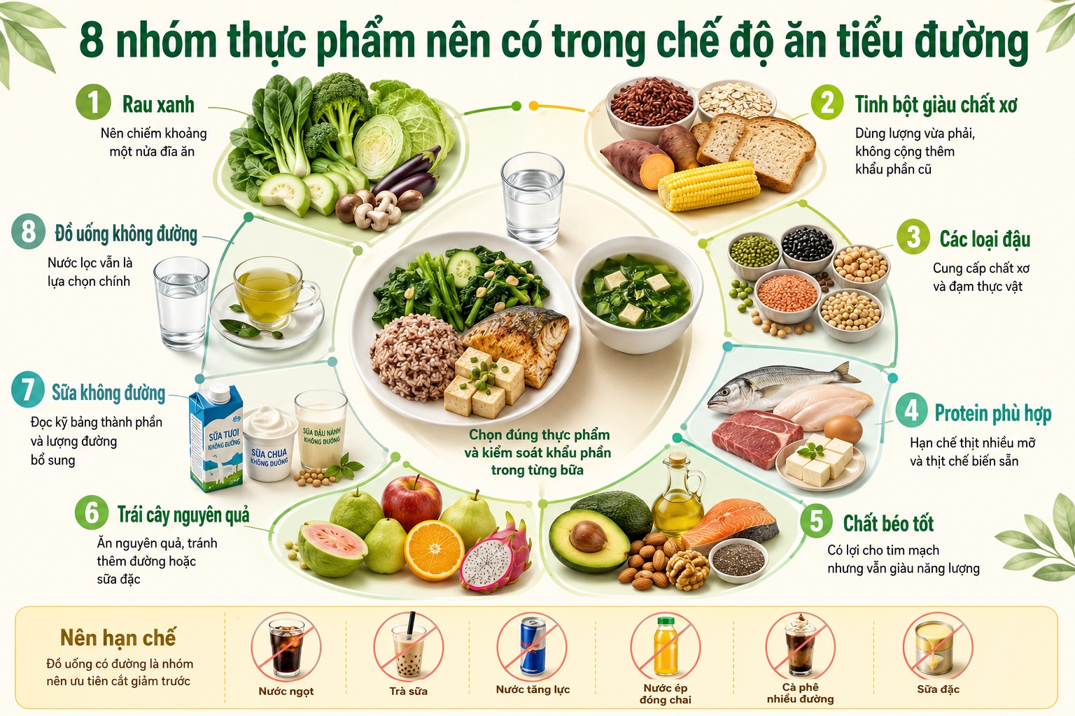 tiểu đường ăn gì