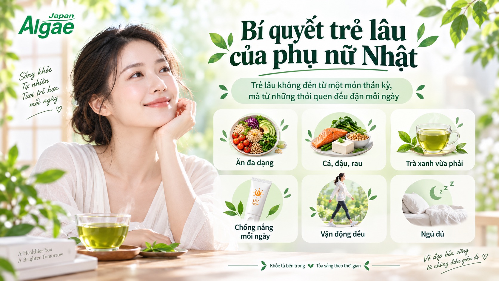 Bí quyết trẻ lâu của phụ nữ Nhật