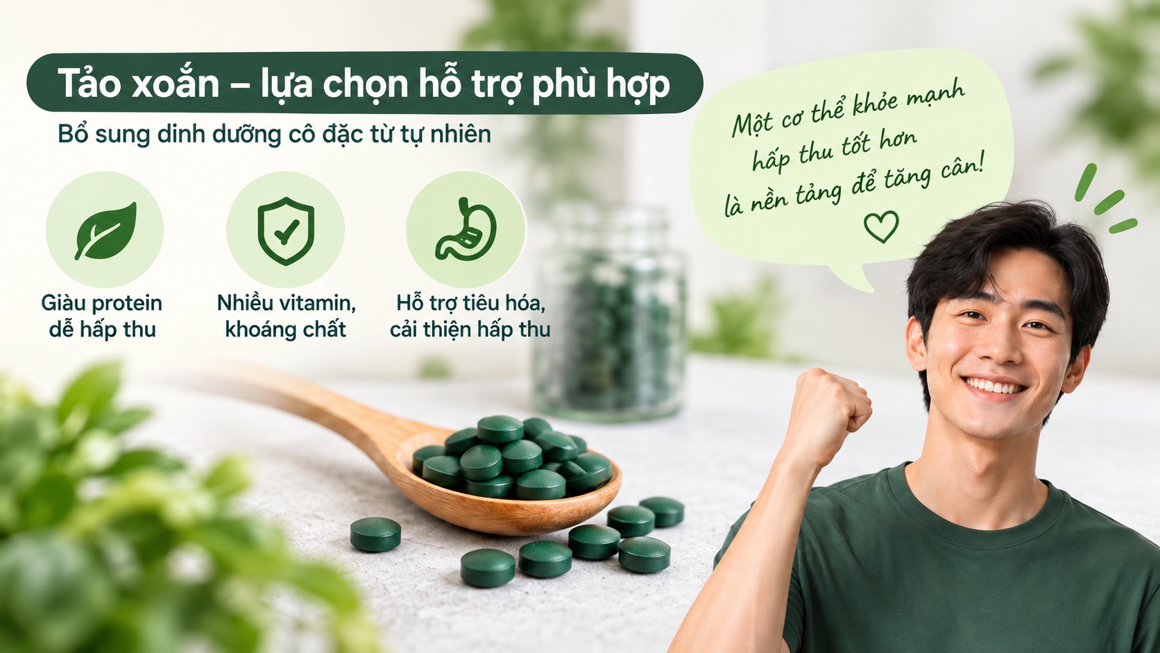 Người gầy khó hấp thu 