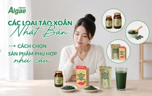 Các loại tảo xoắn Nhật Bản và cách chọn sản phẩm phù hợp nhu cầu